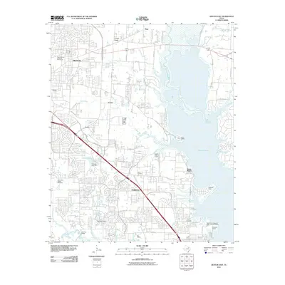 2010 Map of Denton East, 2010 Print