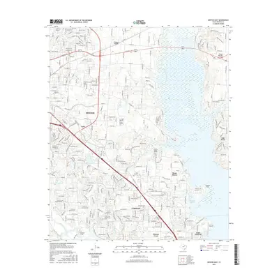 2016 Map of Denton East, 2016 Print