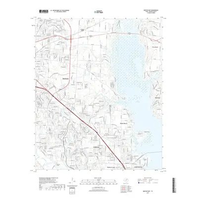 2019 Map of Denton East, 2019 Print