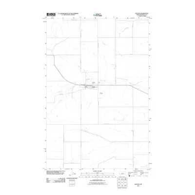 2011 Map of Denton, 2011 Print