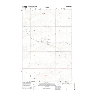 2014 Map of Denton, 2014 Print