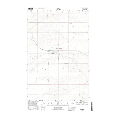 2017 Map of Denton, 2017 Print
