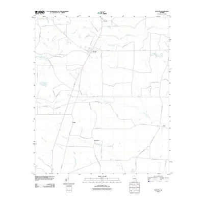 2011 Map of Denton, 2011 Print