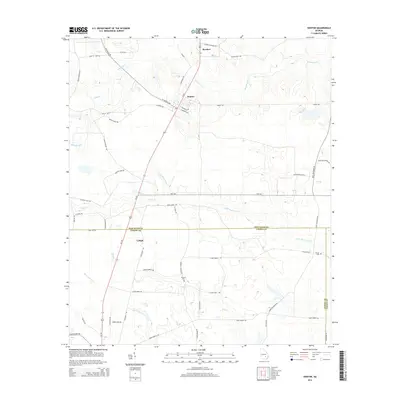 2014 Map of Denton, 2014 Print