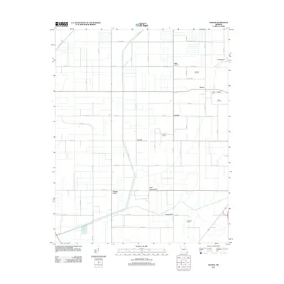 2012 Map of Denton, 2012 Print