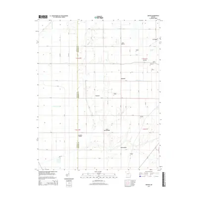 2015 Map of Denton, 2015 Print