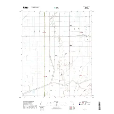 2017 Map of Denton, 2017 Print