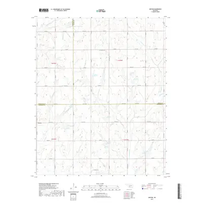 2018 Map of Denton, 2018 Print