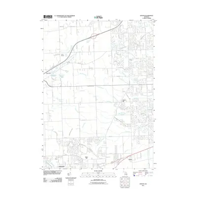 2011 Map of Denton, 2011 Print