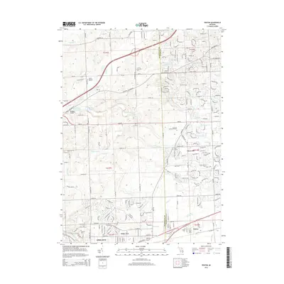 2014 Map of Denton, 2014 Print