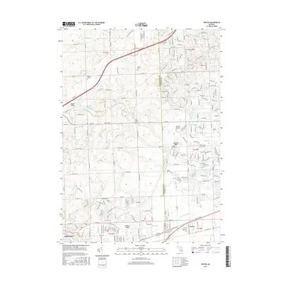 2017 Map of Denton, 2017 Print