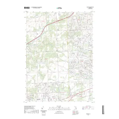 2023 Map of Denton, 2023 Print