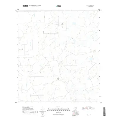 2019 Map of Dentonio, 2019 Print