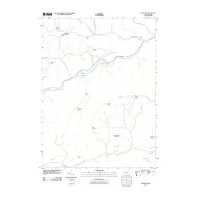 2010 Map of Dents Run, 2010 Print