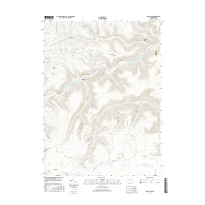 2016 Map of Dents Run, 2016 Print
