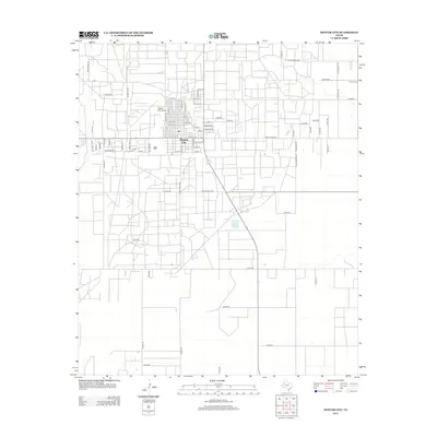 2012 Map of Denver City, 2012 Print