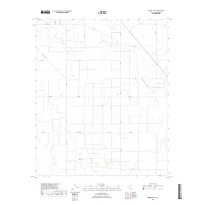 2019 Map of Denver City SE, 2019 Print