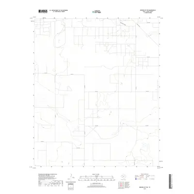 2019 Map of Denver City SW, 2019 Print
