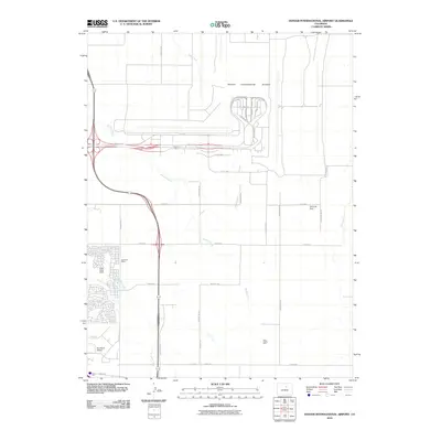 2010 Map of Denver International Airport, 2010 Print