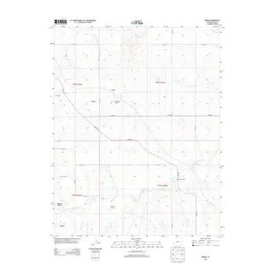 2013 Map of Deora, 2013 Print