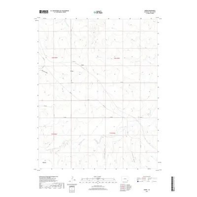2019 Map of Deora, 2019 Print