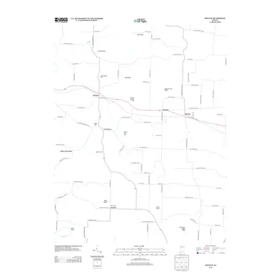 2013 Map of Depauw, 2013 Print