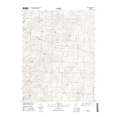 2016 Map of Depauw, 2016 Print