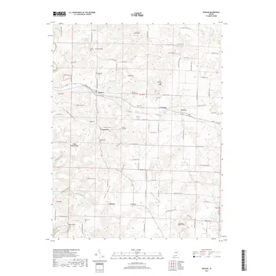 2019 Map of Depauw, 2019 Print
