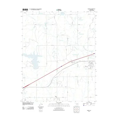 2012 Map of Depew, 2012 Print