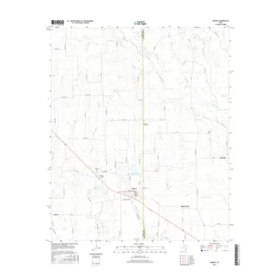 2016 Map of Deport, 2016 Print