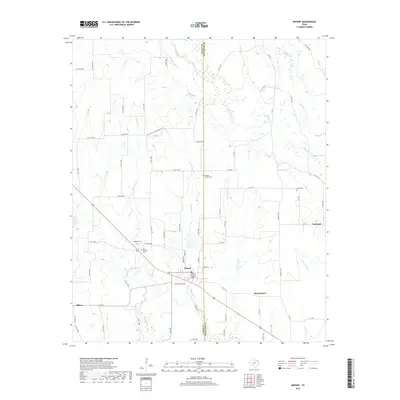 2019 Map of Deport, 2019 Print
