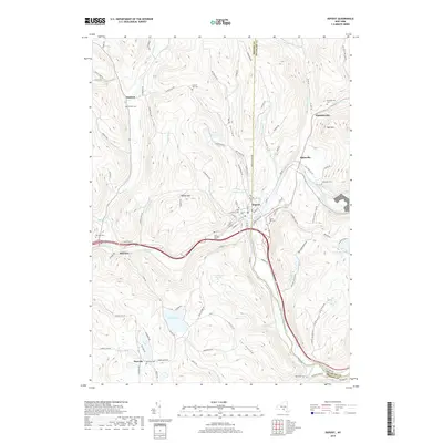 2019 Map of Deposit, 2019 Print