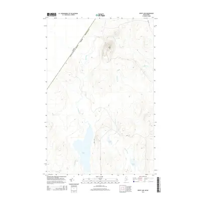 2014 Map of Depot Lake, 2014 Print