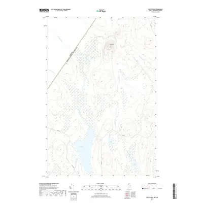 2018 Map of Depot Lake, 2018 Print