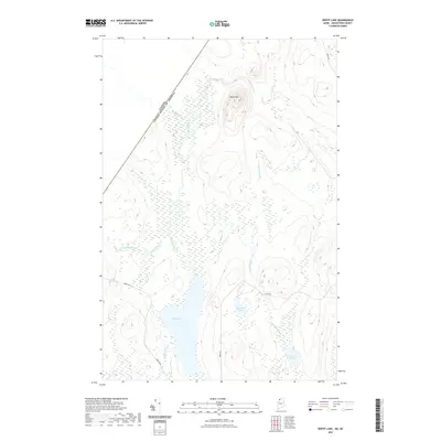 2021 Map of Depot Lake, 2021 Print