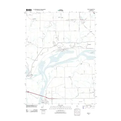 2012 Map of Depue, 2012 Print