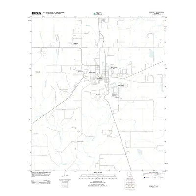 2012 Map of DeQuincy, 2012 Print