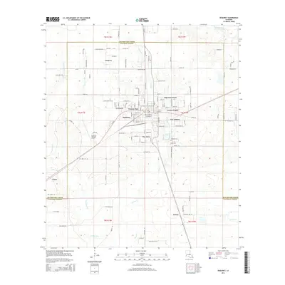 2015 Map of DeQuincy, 2015 Print