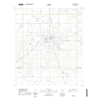 2020 Map of DeQuincy, 2020 Print