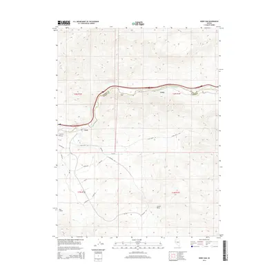 2014 Map of Derby Dam, 2014 Print