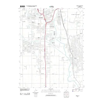 2010 Map of Derby, 2010 Print