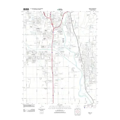 2012 Map of Derby, 2012 Print