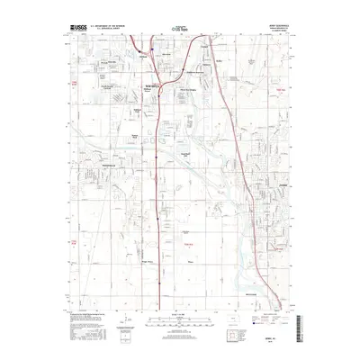 2015 Map of Derby, 2015 Print