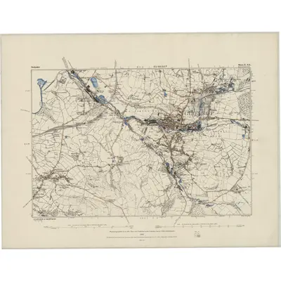 1879 Map of Derbyshire II.SE, 1882 Print