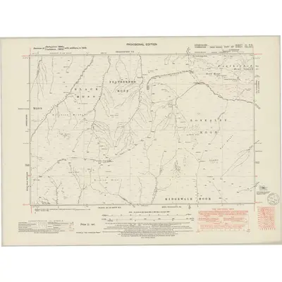 1948 Map of Derbyshire III.NE, 1949 Print