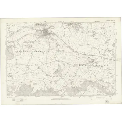 1920 Map of Derbyshire LII, 1924 Print