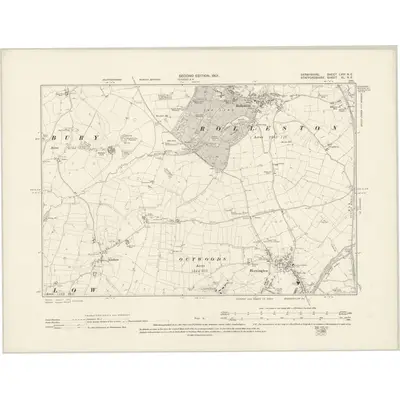 1901 Map of Derbyshire LVIIa.NE