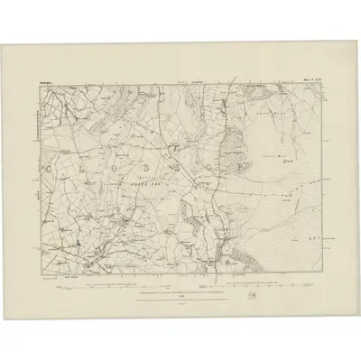 1879 Map of Derbyshire V.NE, 1882 Print