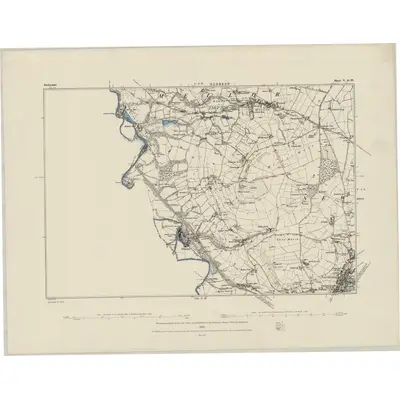 1879 Map of Derbyshire V.SW, 1882 Print