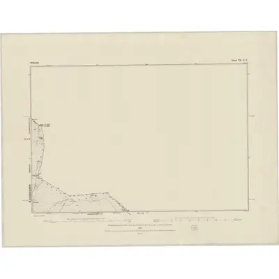 1880 Map of Derbyshire VII.NE, 1882 Print